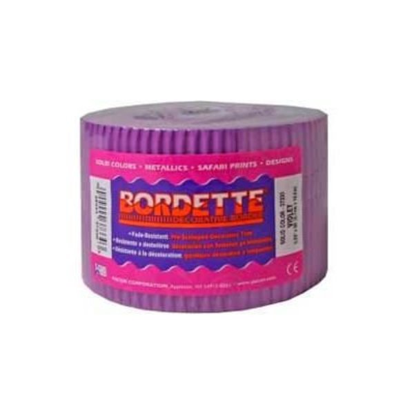 Pacon Corporation Pacon® Bordette® Decorative Border, 2-1/4" x 50', Violet, 1 Roll 37334